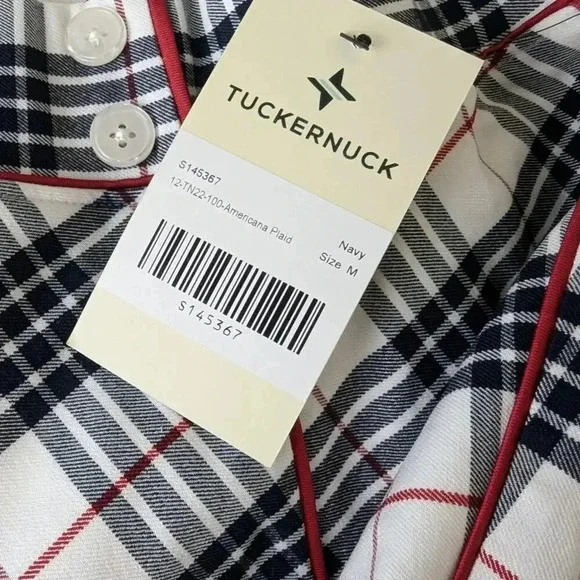 Tuckernuck Americana Plaid 15 Inch Woven Renee Golf Skirt Size Medium NWT - Picture 3 of 14